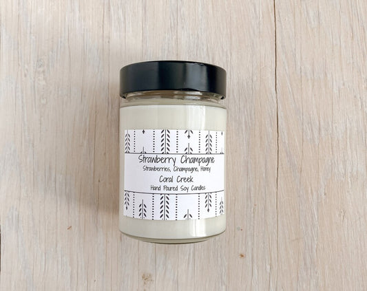 Strawberry Champagne Soy Candle